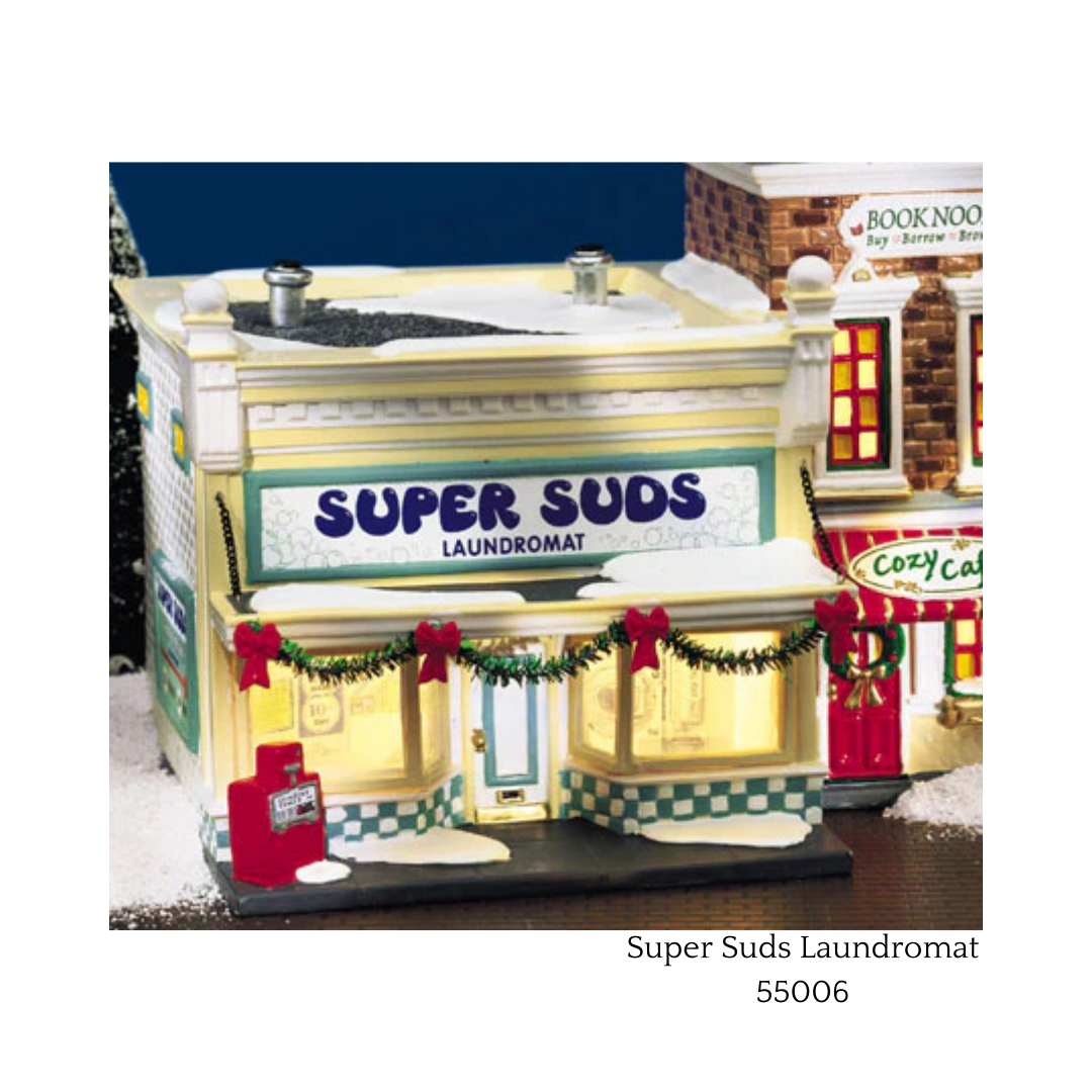 Department 56 Snow Village Jackson & Sons Hardware Store Lit Building - 6.46 Inch Holiday Decoration